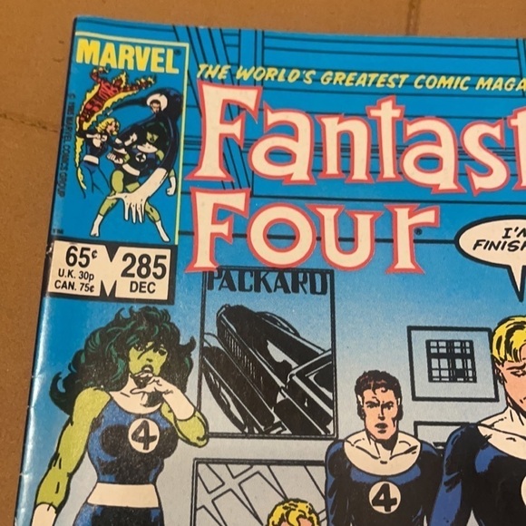 Fantastic Four #285 (Dec 1985, Marvel) Incredibly Beautiful Mavel comics - Picture 4 of 8